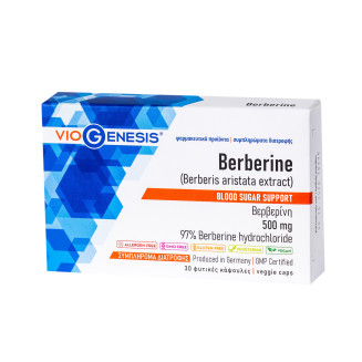 VIOGENESIS BERBERINE 500MG 30CAPS